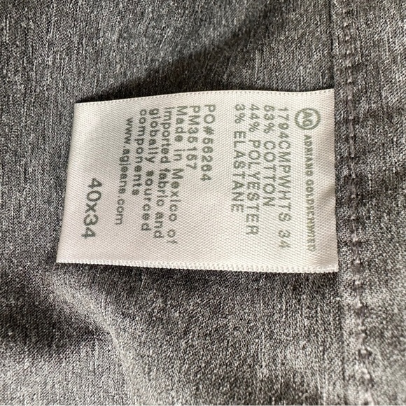 AG Mens Everett Slim Straight Leg Pants Gray Size 40 x 34 - Picture 8 of 9